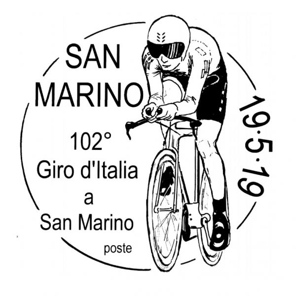 Annullo postale per il passaggio del Giro d’Italia