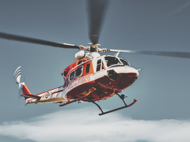55enne di San Marino soccorso in elicottero dai Vigili del Fuoco ad Arquata del Tronto
