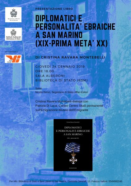 San Marino. La biblioteca di Stato presenta la nuova pubblicazione di Cristina Ravara Montebelli