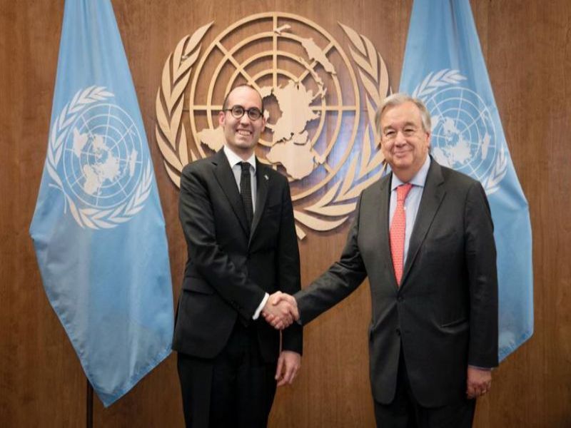 San Marino. Incontro con il Segretario Generale delle Nazioni Unite Guterres