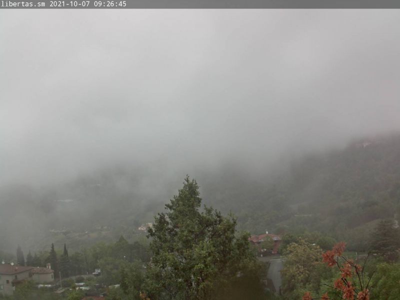 San Marino. Meteo: aggiornamento maltempo, piogge intense e raffiche attorno ai 50 km/h