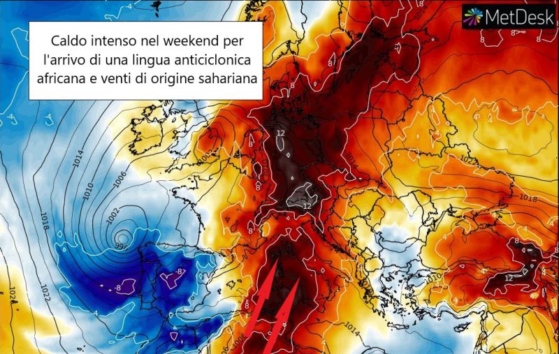 San Marino. Meteo: ondata africana nel weekend, il Titano nella morsa del caldo intenso e dell’afa
