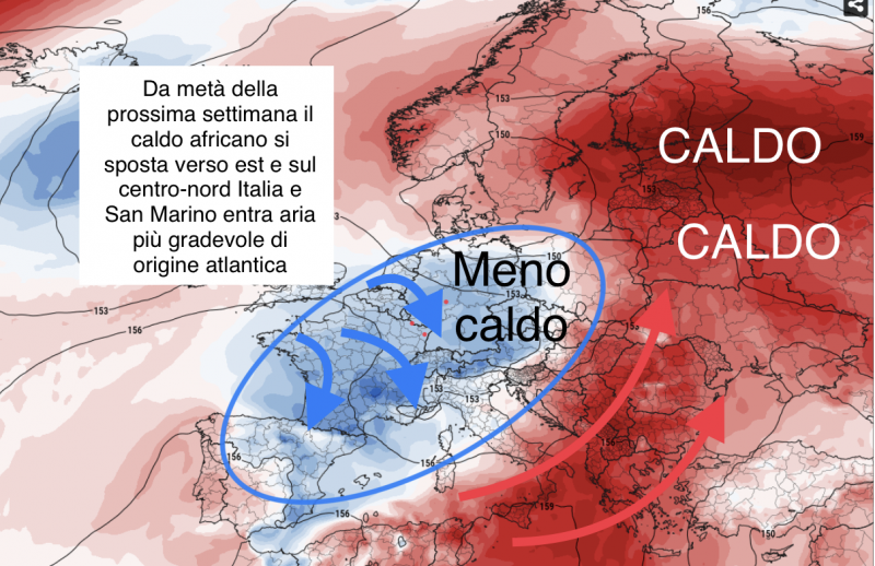 San Marino. Meteo: domenica e lunedì le giornate più calde, temperature più gradevoli da giovedì