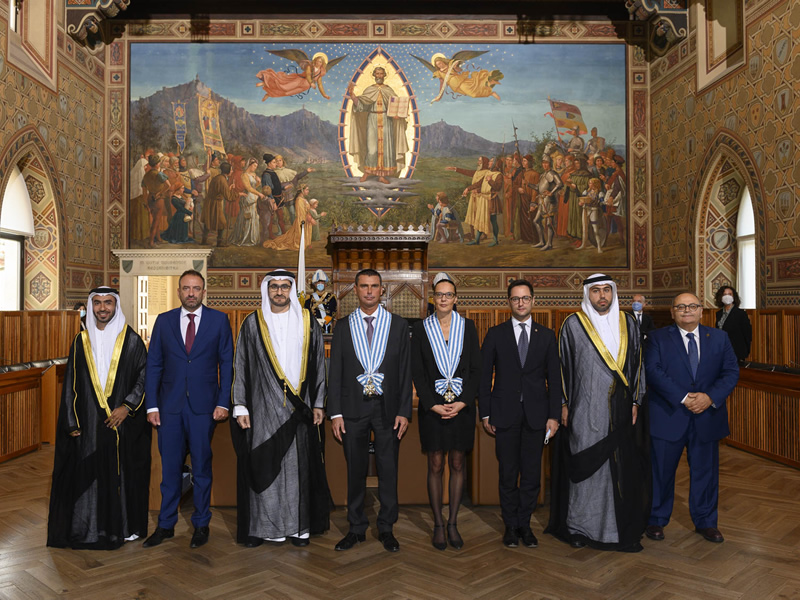 San Marino. Ieri la cerimonia di presentazione dei nuovi ambasciatori in Repubblica