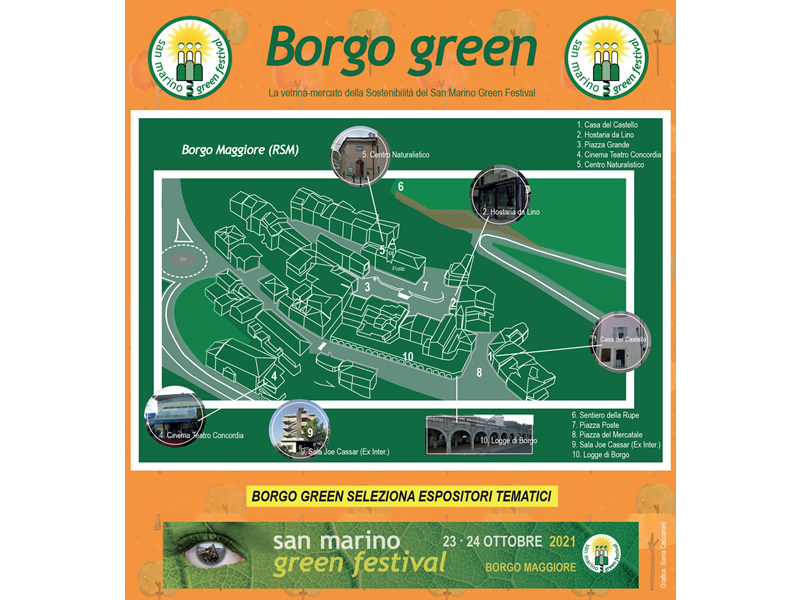 San Marino. Il Green Festival presenta l’edizione 2021 e cerca espositori per Borgo Green