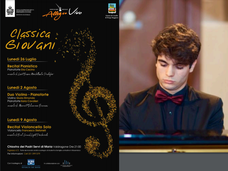 San Marino. Al via “Classica Giovani”, stagione concertistica di giovani musicisti