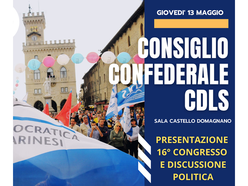 San Marino. CDLS verso il primo congresso Covid free della Repubblica