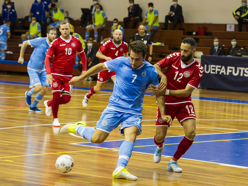San Marino. Futsal: la Danimarca soffre, ma passa a San Marino per 2-1