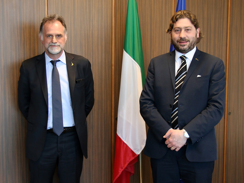 Il ministro italiano Garavaglia in visita ufficiale a San Marino
