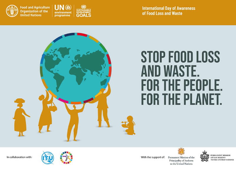 Anche San Marino celebra la Giornata mondiale della consapevolezza degli sprechi alimentari