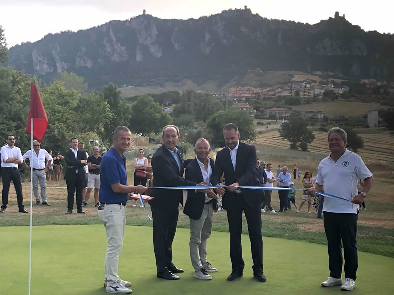 Inaugurato ieri il nuovo campo da golf di San Marino