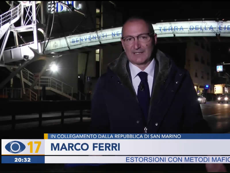 Direttore di una televisione locale no green pass, conduce il telegiornale da San Marino