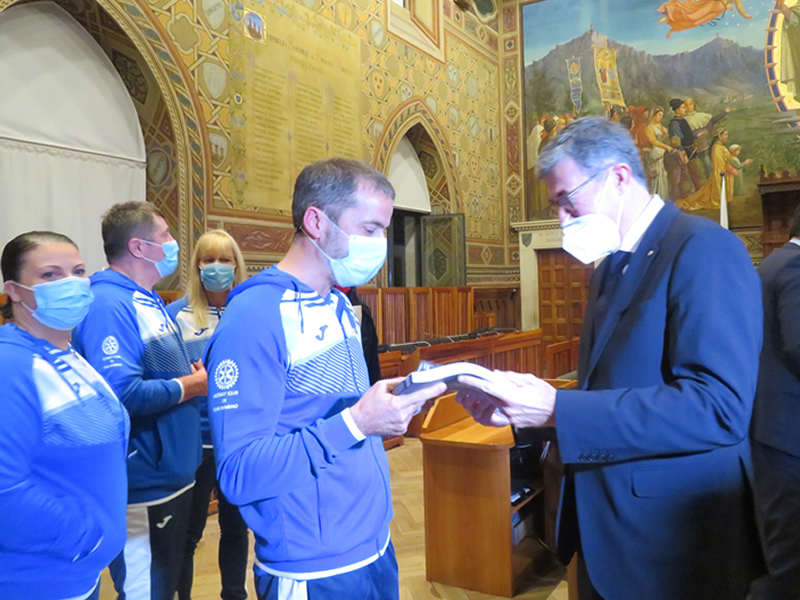 Il  Rotary Club San Marino dona le nuove alla Federazione Sammarinese Sport Speciali