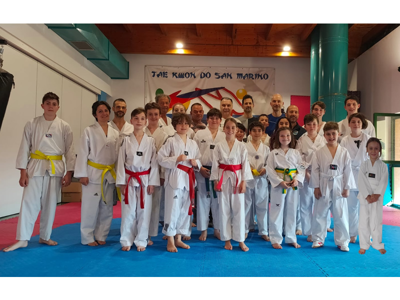 Taekwondo San Marino: i risultati della 1° sessione estiva degli esami di cinture colorate
