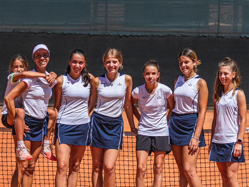 Promozione in Serie D2 per le ragazze della Scuola Federale Tennis di San Marino