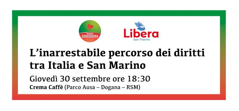 Diritti a San Marino e in Italia, un dibattito per scoprire vicinanze e differenze