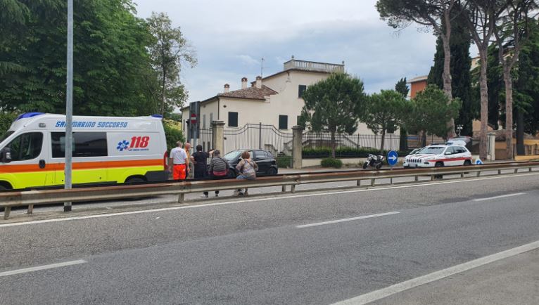 Incidente sulla Superstrada di San Marino, ferito motociclista