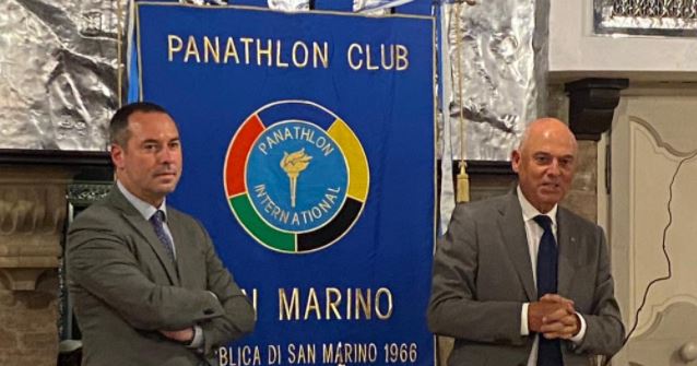 Il segretario Lonfernini ospite del Panathlon Club di San Marino