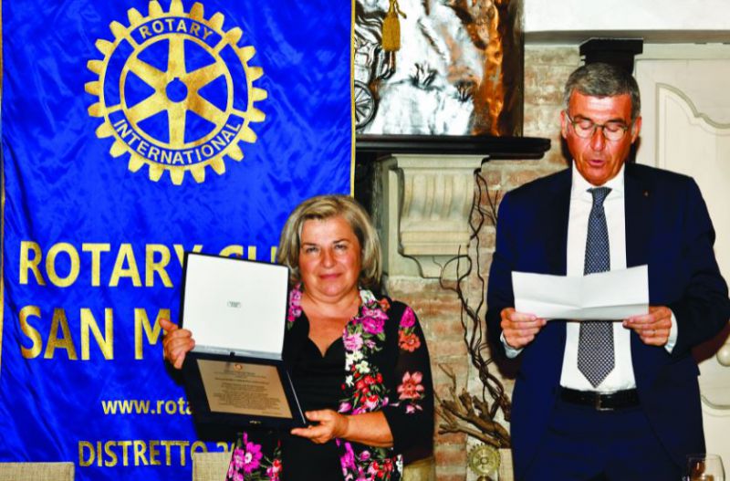 San Marino. Consegnato a Maria Loredana Stefanelli il Premio Rotary alla Professionalità