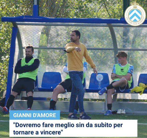 Calcio, l’obiettivo del Victor San Marino: ritrovare la vittoria già in Coppa Italia