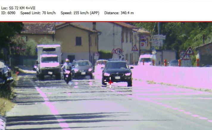Rimini. Auto oltre i 140 km/h fotografate dal telelaser sulla Consolare di San Marino