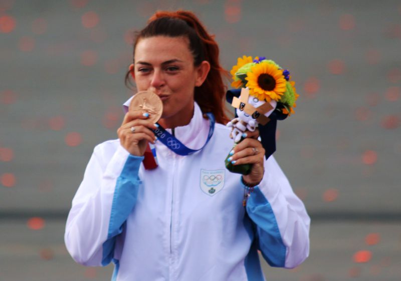 San Marino. Alessandra Perilli testimonial dopo le medaglie olimpiche