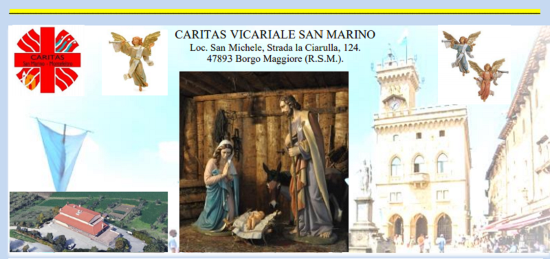 Gli auguri della Caritas Vicariale ai cittadini di San Marino
