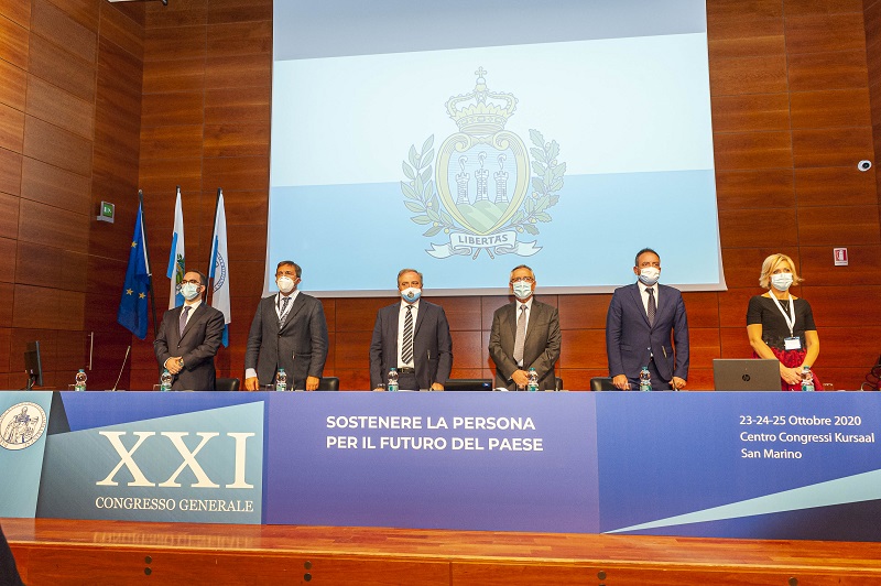 La Democrazia Cristiana ha aperto ieri a San Marino il XXI Congresso Generale