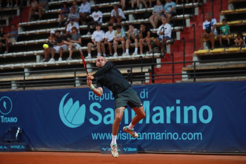 Tennis, San Marino Open: De Rossi perde a testa alta contro Simon