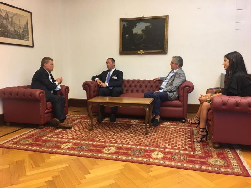 San Marino. Lonfernini incontra a Roma il Segretario di presidenza della Camera