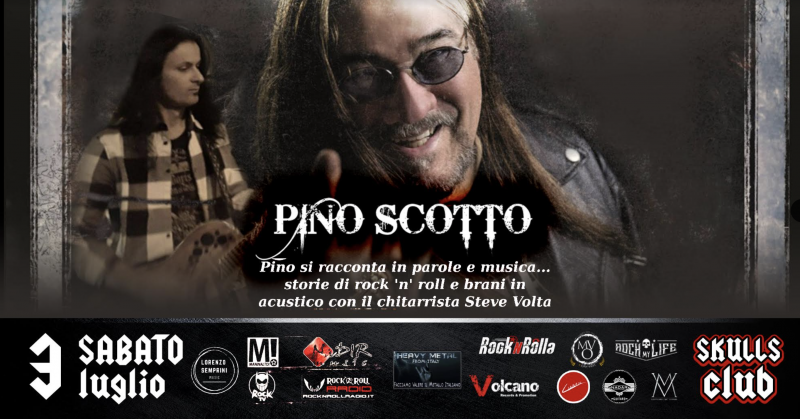 Questo sabato Pino Scotto live allo Skulls Club di San Marino