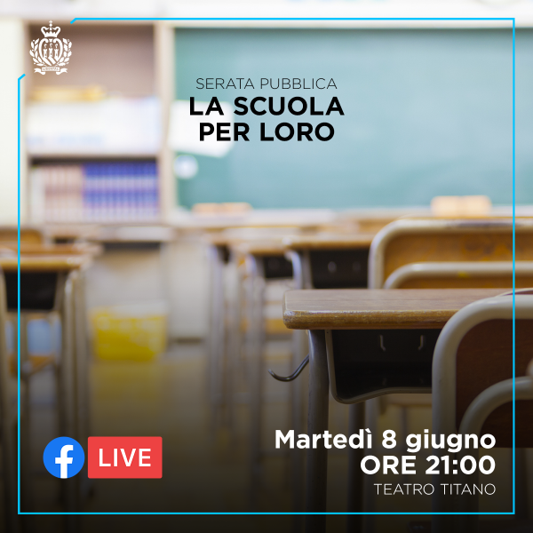 San Marino. “La scuola per loro”, domani sera, al Teatro Titano