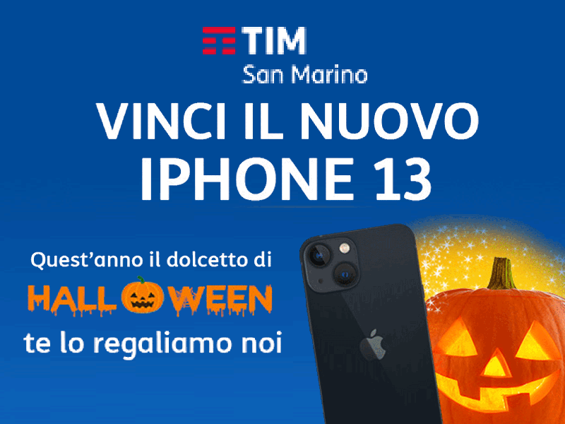 Con Tim San Marino vinci il nuovo iPhone 13