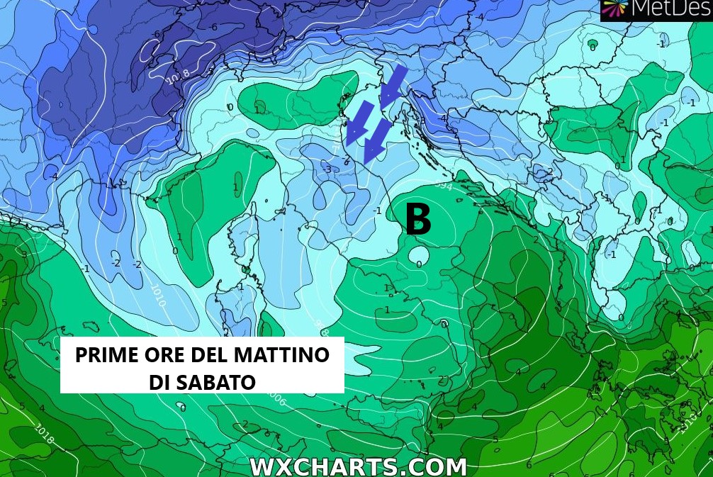 San Marino. Meteo: fronte perturbato freddo tra venerdì sera e sabato mattina (da monitorare) poi weekend di sole