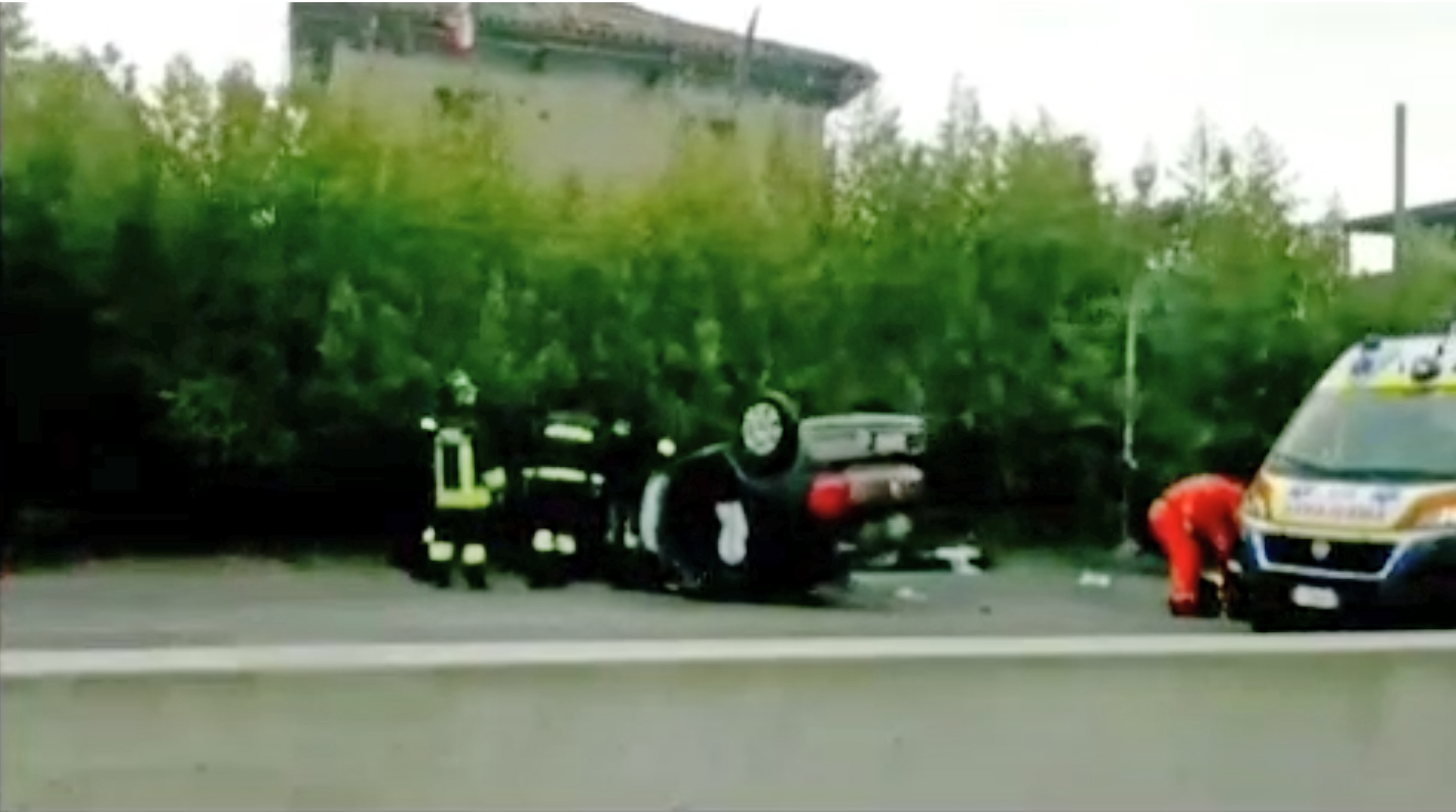 Grosso incidente a Cerasolo, coinvolta una macchina targata Repubblica di San Marino