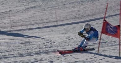 Anna Torsani sulla pista da sci