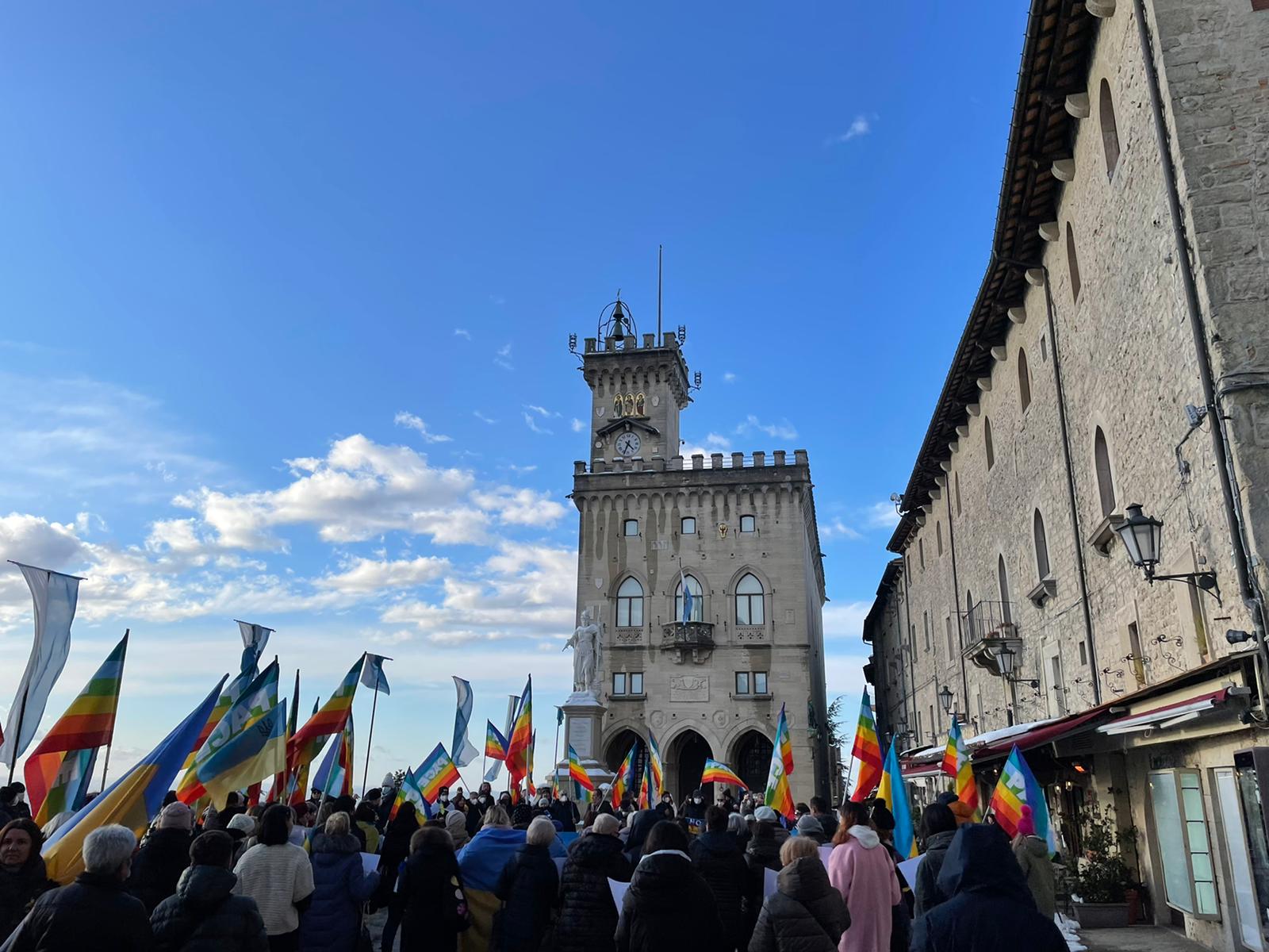 Marcia della pace a San Marino per dire “stop alla guerra”