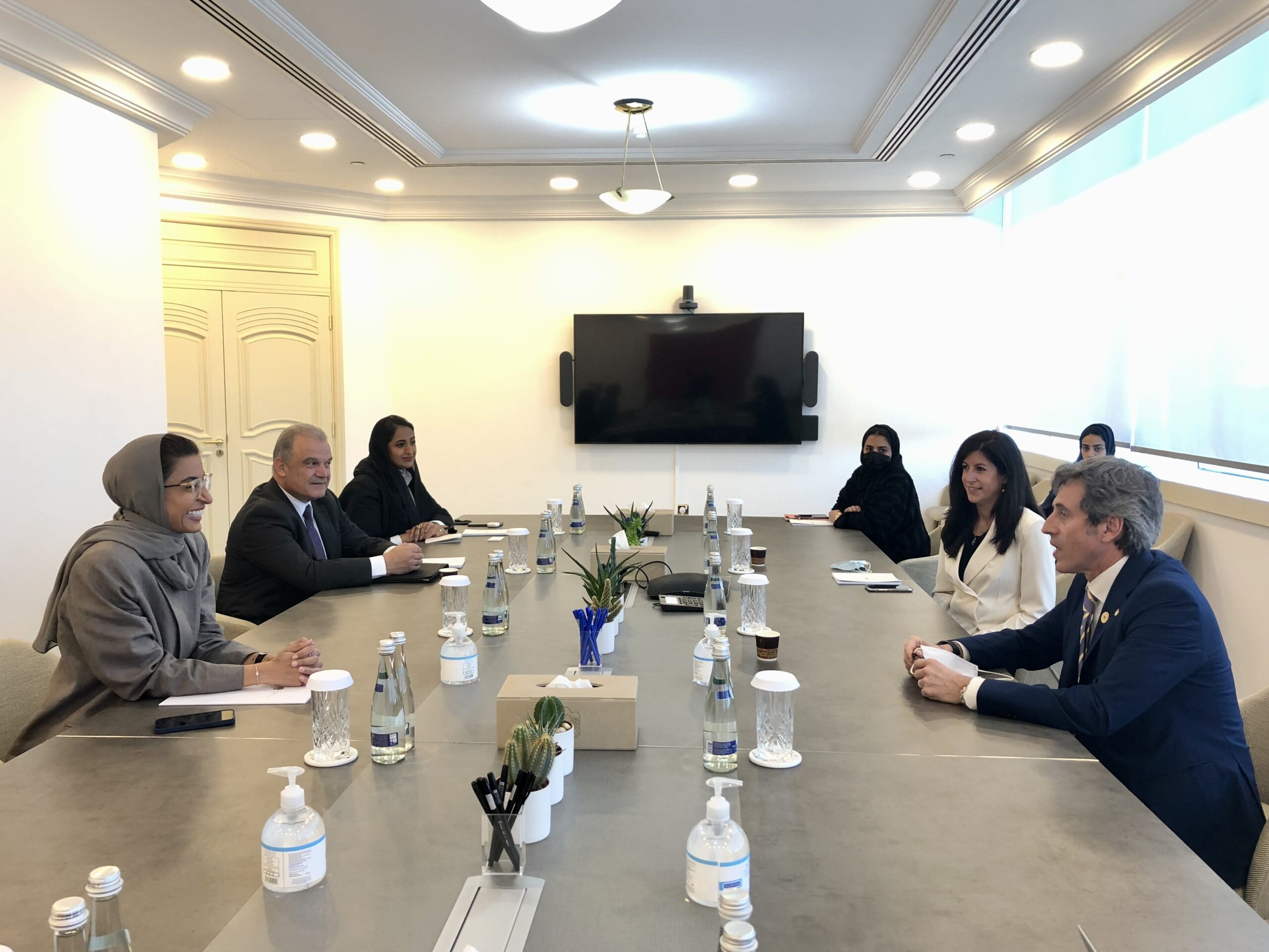 San Marino. Cultura, incontro del Segretario di Stato Belluzzi con la ministra degli Emirati Arabi Uniti