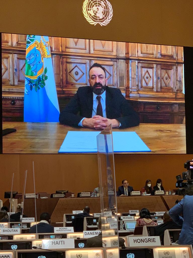 San Marino. Il Segretario Beccari interviene alla 49° sessione del Consiglio per i Diritti Umani delle Nazioni Unite