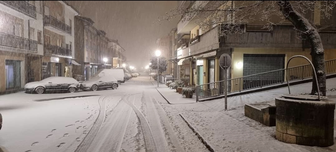 Allerta meteo per neve lunedì a San Marino e sulla provincia di Rimini