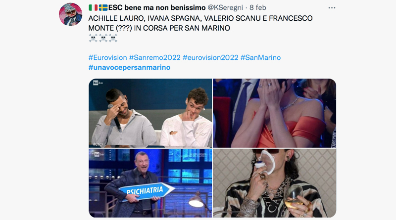 Eurovision, dopo l’annuncio dei big in finale San Marino spopola sui social. E non mancano le critiche