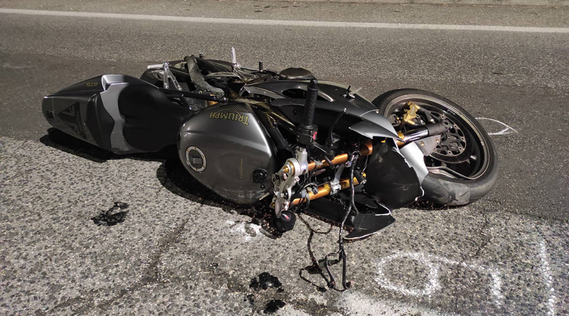Incidente sulla superstrada a Serravalle, ferito motociclista