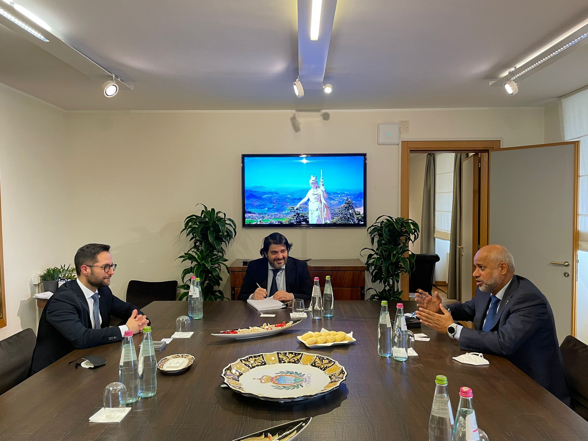 San Marino. Righi e Pedini incontrano l’ambasciatore dell’Oman