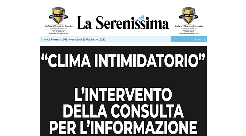 Caso Serenissima, il quotidiano annuncia “giro di incontri e proteste eclatanti”