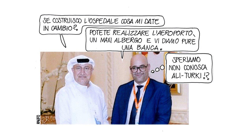 Satira. San Marino e la ricerca di finanziatori arabi per l’ospedale