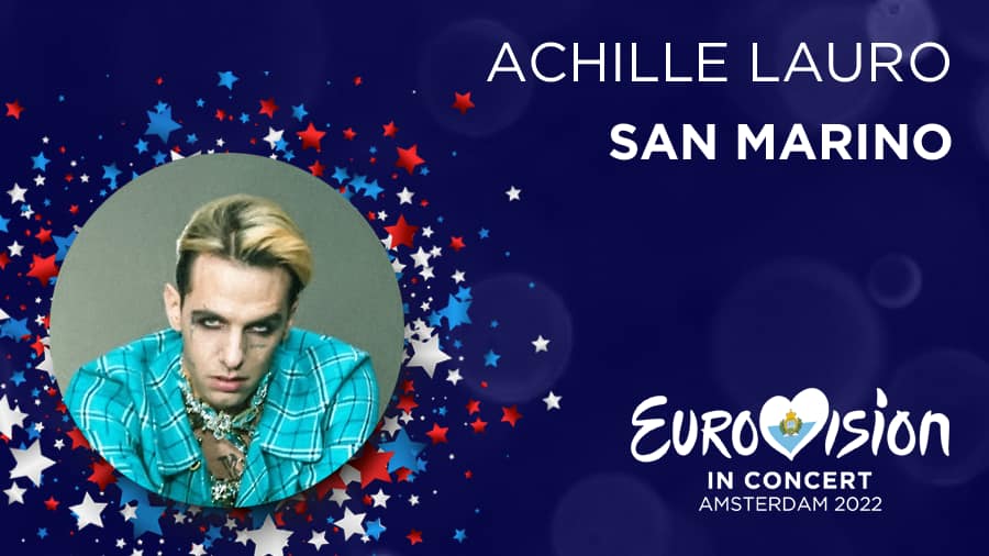 Un’altra esibizione musicale all’estero per Achille Lauro prima dell’Eurovision: il rappresentante di San Marino canterà ad aprile nei Paesi Bassi