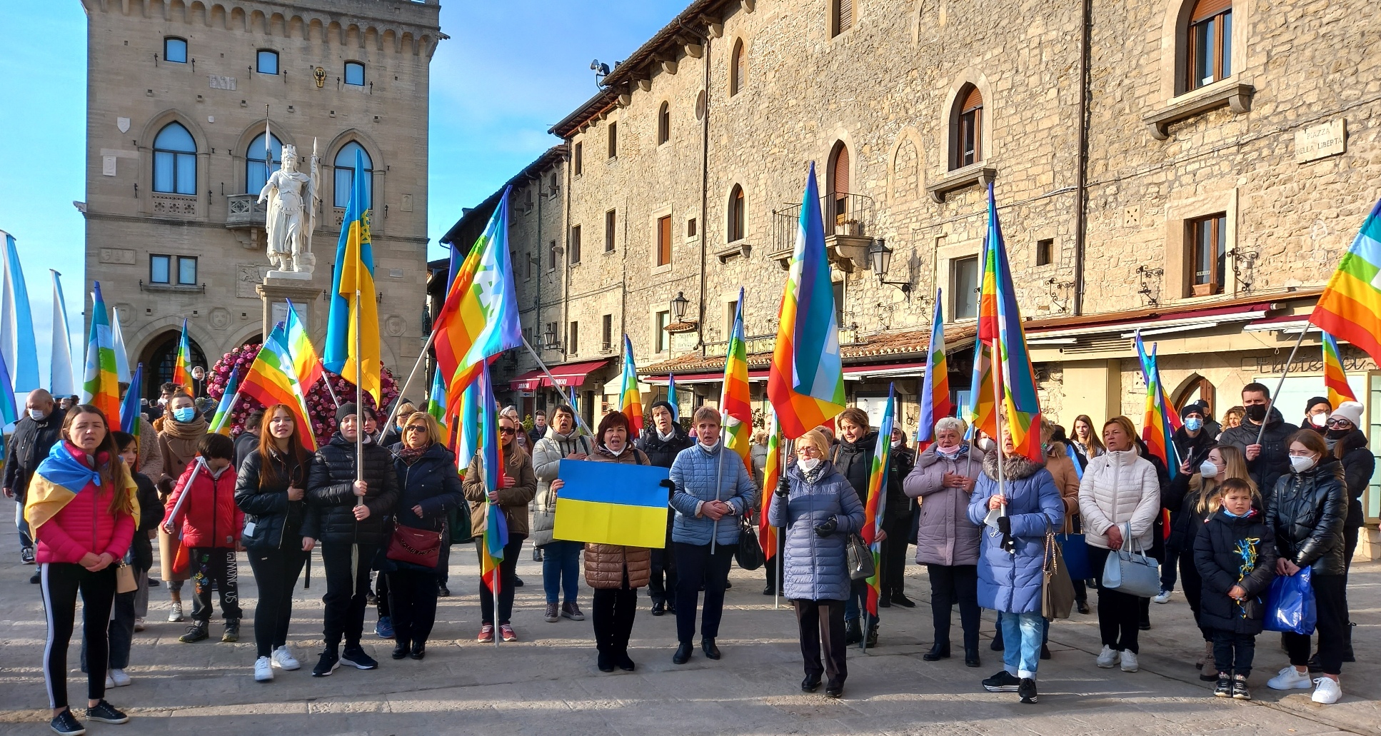 San Marino scende in piazza a favore della pace