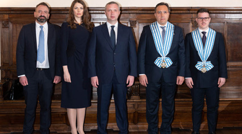 Il segretario Beccari a colloquio con l’ambasciatore Melnyk: San Marino conferma il supporto all’Ucraina