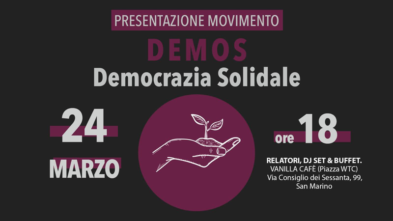 Questa sera la presentazione del movimento Demos: “Reintegrare i sanitari non vaccinati”