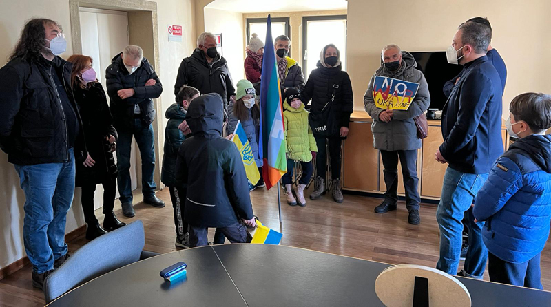 Una rappresentanza di rifugiati ucraini a San Marino ha incontrato i Segretari di Stato